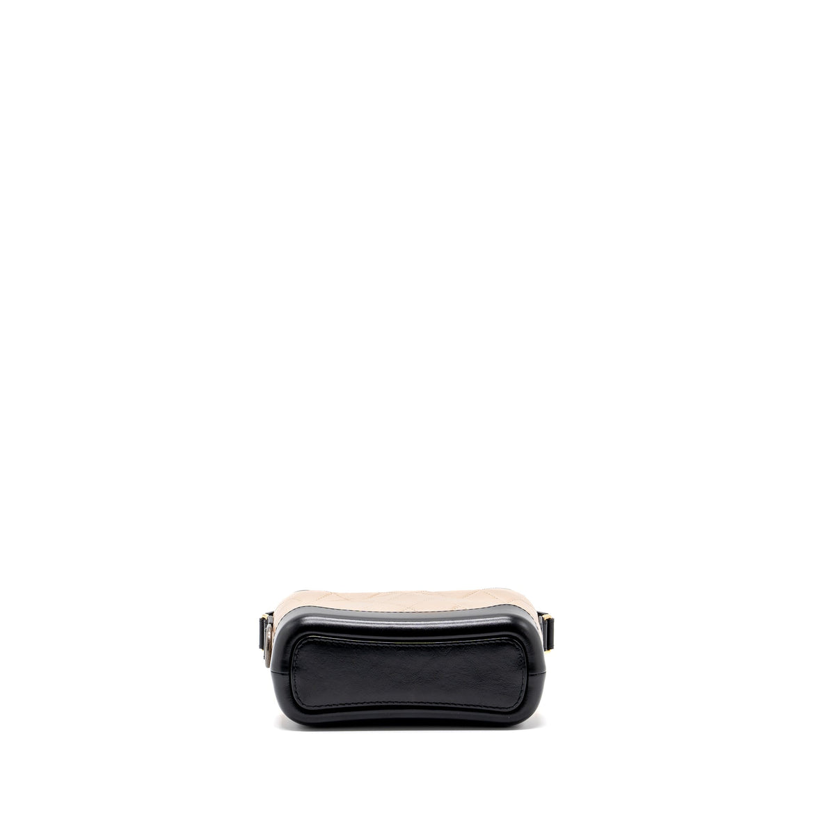 CHANEL SMALL GABRIELLE HOBO BAG CALFSKIN BEIGE / BLACK  MULTICOLOR HARDWARE