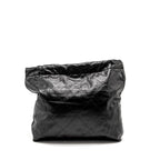 CHANEL MEDIUM 22 SHINY CALFSKIN BLACK SHW (MICROCHIP)