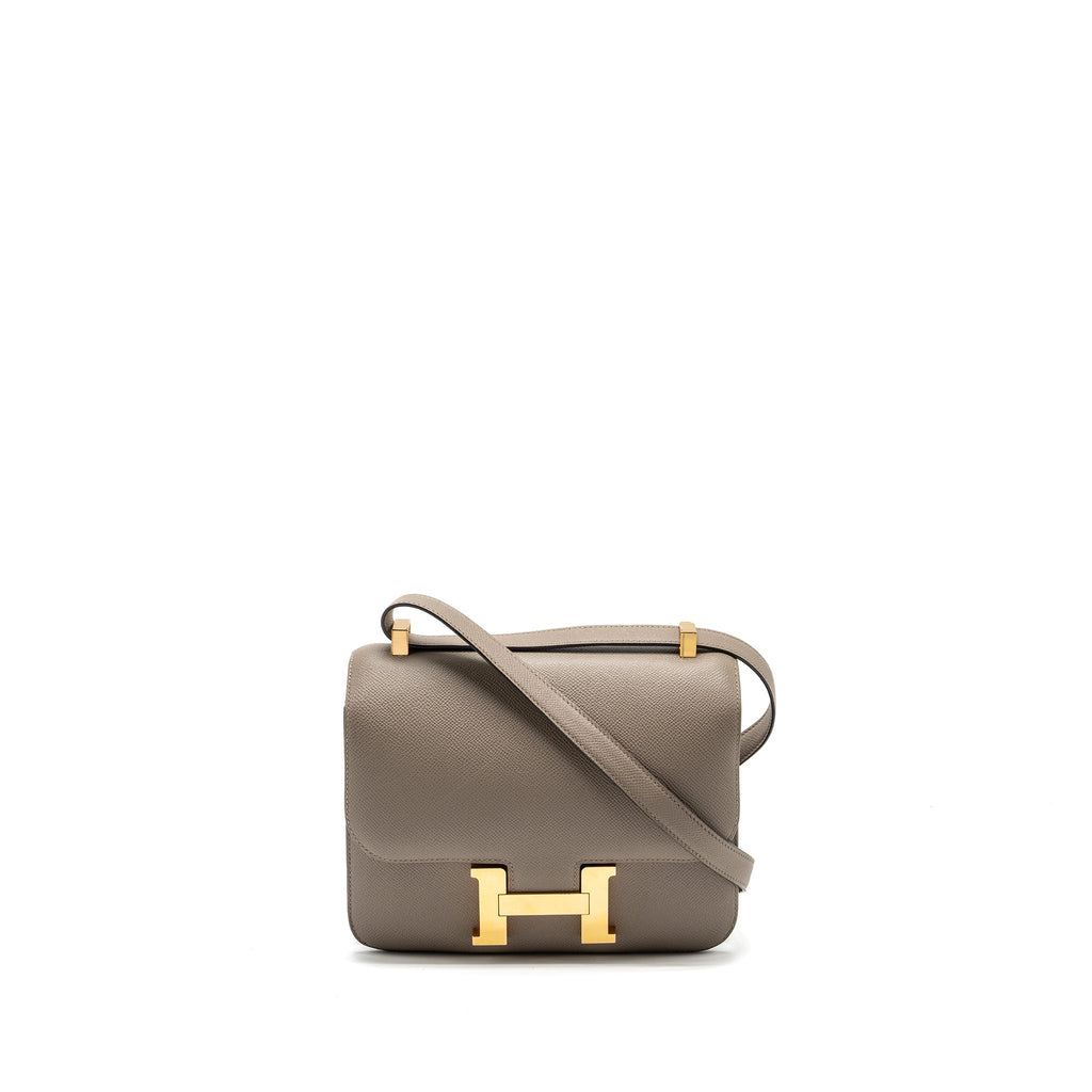 Hermes constance 24 epsom Gris Asphalte GHW