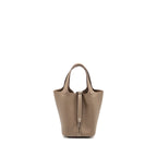 Hermes Picotin 18 Clemence Etoupe SHW