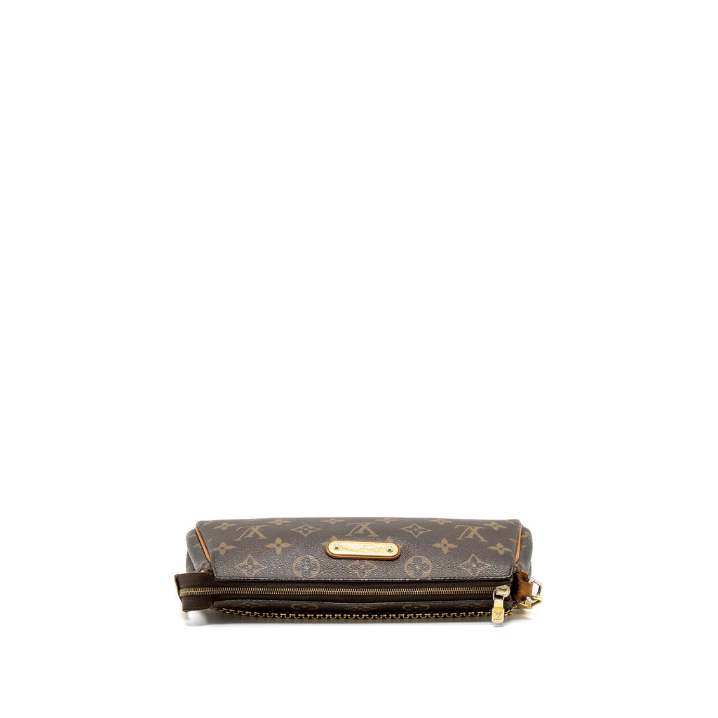 LOUIS VUITTON EVA POCHETTE BAG MONOGRAM CANVAS GHW