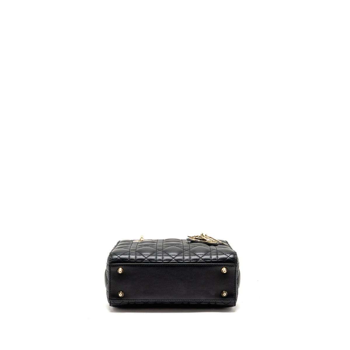 DIOR MY ABC SMALL LADY DIOR LAMBSKIN BLACK LGHW