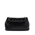 CHANEL MATELASSE CHAIN TOTE BAG CAVIAR BLACK GHW