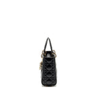 DIOR MY ABC SMALL LADY DIOR LAMBSKIN BLACK LGHW