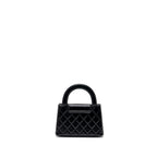 CHANEL 23K MINI SHOPPING TOTE CALFSKIN BLACK GHW(MICROCHIP)