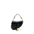 DIOR MINI SADDLE BAG GRAINED CALFSKIN BLACK GHW