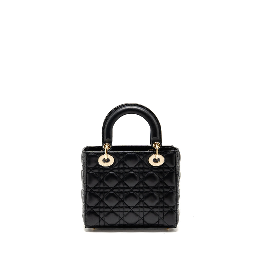 DIOR MY ABC SMALL LADY DIOR LAMBSKIN BLACK LGHW