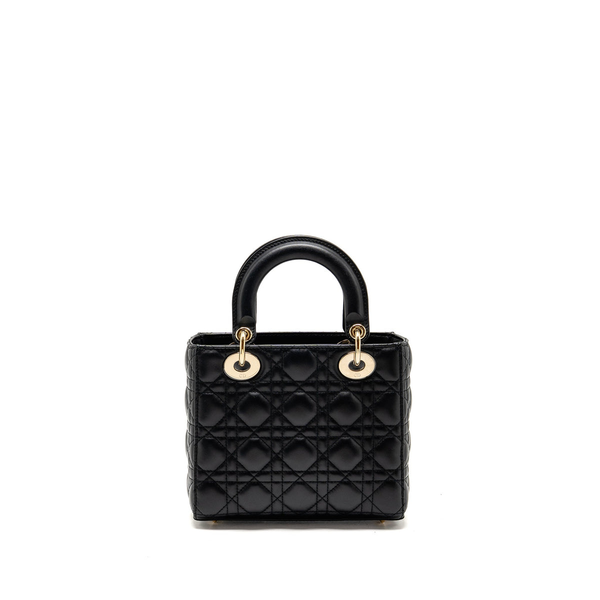 DIOR MY ABC SMALL LADY DIOR LAMBSKIN BLACK LGHW