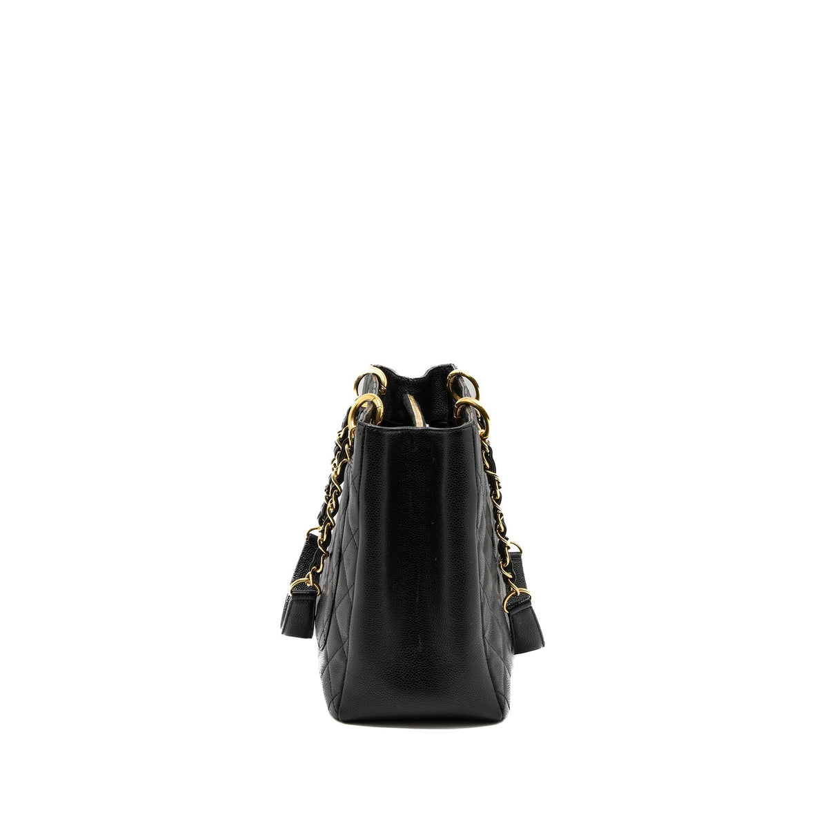 CHANEL GRAND SHOPPING TOTE/GST CAVIAR BLACK GHW