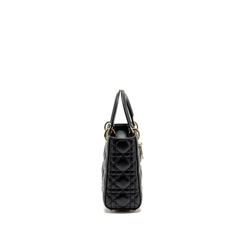 DIOR MY ABC SMALL LADY DIOR LAMBSKIN BLACK LGHW