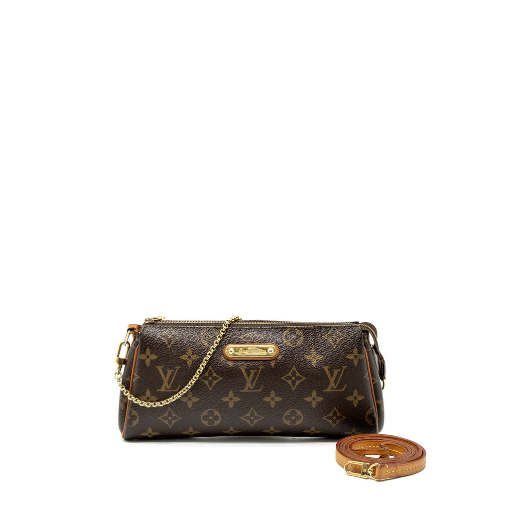 LOUIS VUITTON EVA POCHETTE BAG MONOGRAM CANVAS GHW