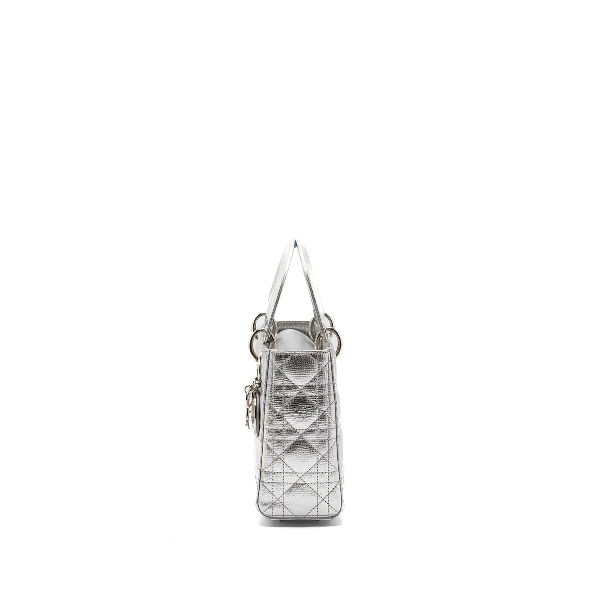 DIOR MY ABC DIOR SMALL LADY DIOR BAG CALFSKIN SILVER SHW