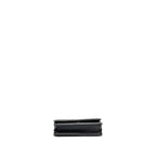 CHANEL PEARL CRUSH MINI WALLET ON CHAIN LAMBSKIN BLACK GHW (MICROCHIP)