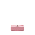 CHANEL SMALL CLASSIC DOUBLE FLAP BAG LAMBSKIN PINK LGHW(MICROCHIP)