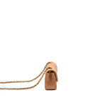 CHANEL MINI RECTANGULAR FLAP BAG LAMBSKIN DARK BEIGE LGHW