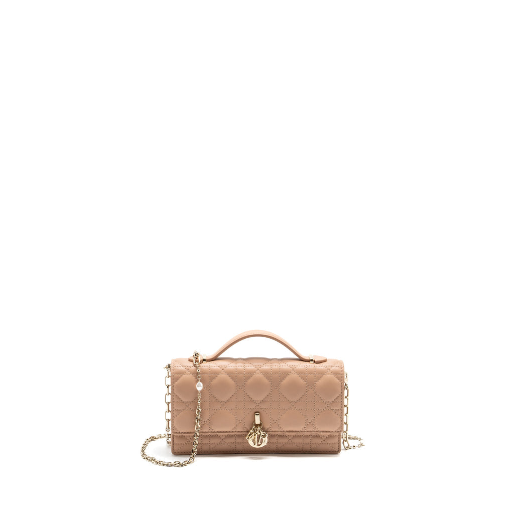 DIOR MY DIOR MINI BAG LAMBSKIN BEIGE LGHW