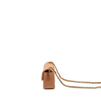 CHANEL MINI RECTANGULAR FLAP BAG LAMBSKIN DARK BEIGE LGHW