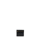 CHANEL CLASSIC COMPACT WALLET CAVIAR BLACK GHW (MICROCHIP)