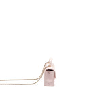 CHANEL TOP HANDLE MINI RECTANGULAR FLAP BAG LAMBSKIN LIGHT PINK LGHW(MICROCHIP)