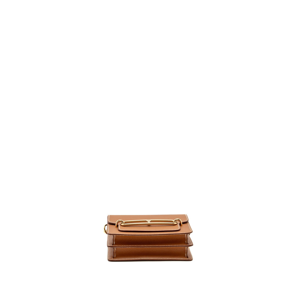 Hermes Mini Roulis Evercolor Gold LGHW