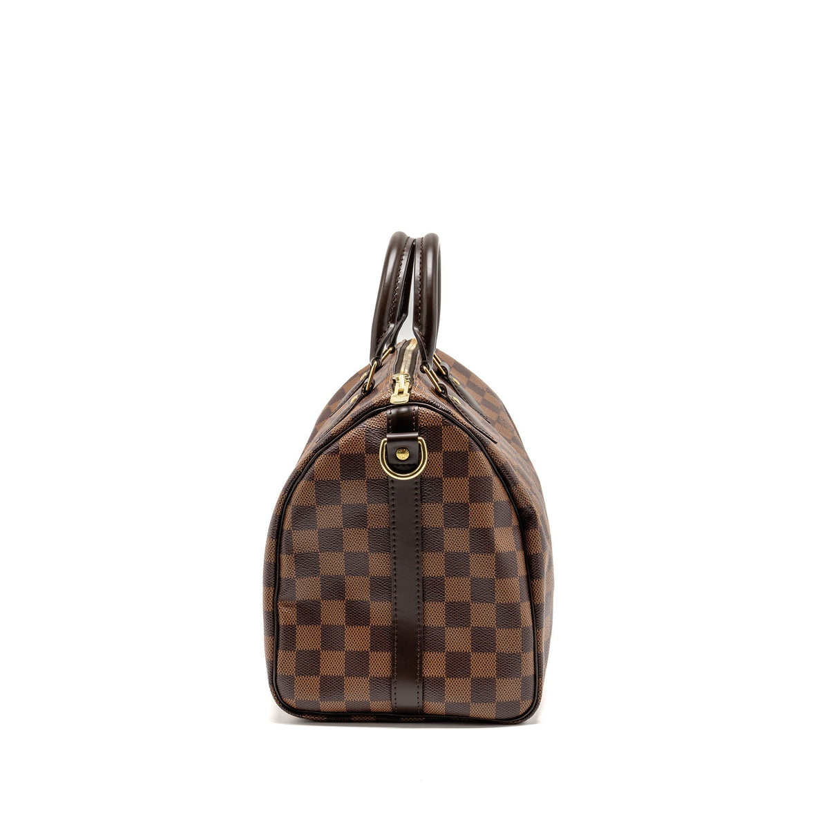 LOUIS VUITTON SPEEDY BANDOULIERE 30 DAMIER EBENE CANVAS GHW