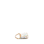 LOUIS VUITTON VINTAGE POCHETTE ACCESSORIES MULTICOLOUR MONOGRAM CANVAS WHITE GHW