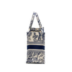 DIOR MEDIUM BOOK TOTE BLUE TOILE DE JOUY EMBROIDERY CANVAS