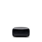 CHANEL SMALL GABRIELLE BACKPACK AGED CALFSKIN BLACK RUTHENIUM HARDWARE (MICROCHIP)