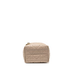 DIOR SMALL TOUJOURS TOTE BAG MACROCANNAGE CALFSKIN POWDER BEIGE LGHW