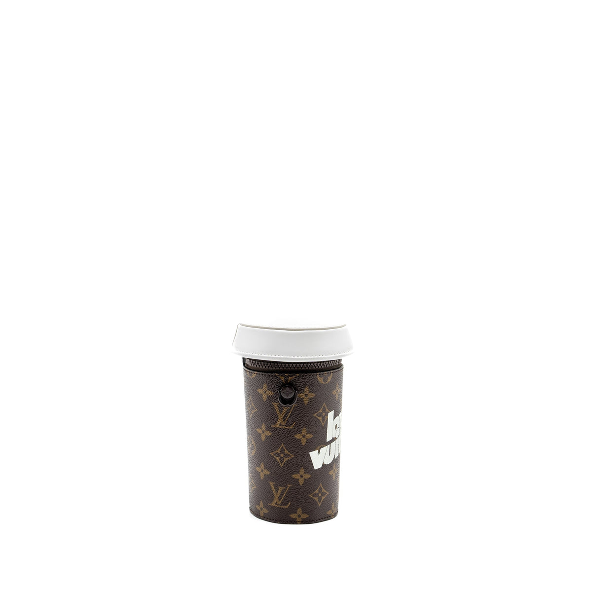 LOUIS VUITTON COFFEE CUP BAG LIMITED EDITION MONOGRAM CANVAS BROWN HARDWARE (NEW VERSION)