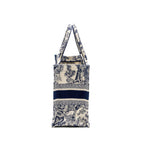 DIOR MEDIUM BOOK TOTE BLUE TOILE DE JOUY EMBROIDERY CANVAS