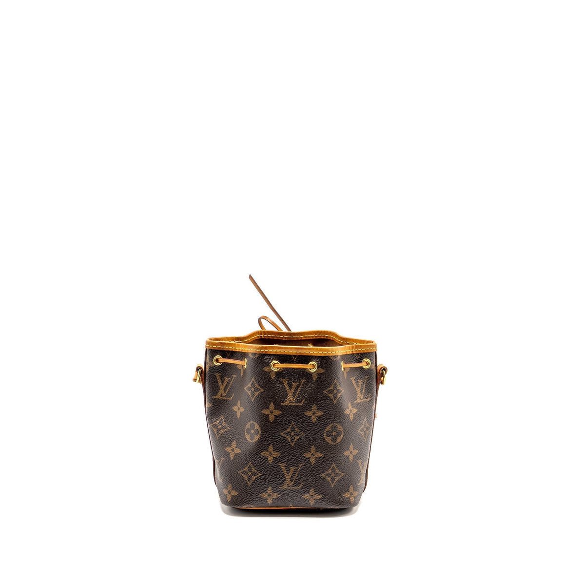 LOUIS VUITTON NANO NOE MONOGRAM CANVAS GHW