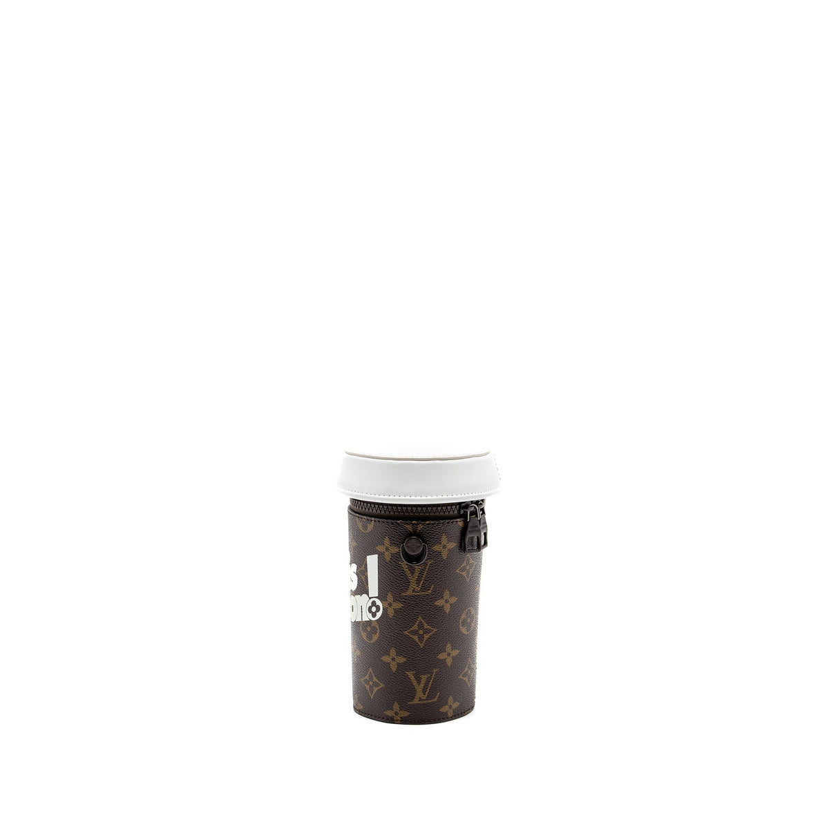 LOUIS VUITTON COFFEE CUP BAG LIMITED EDITION MONOGRAM CANVAS BROWN HARDWARE (NEW VERSION)