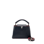 LOUIS VUITTON CAPUCINES BB TAURILLON NAVY SHW