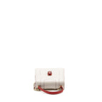 BVLGARI TOP HANDLE SERPENTI BAG CALFSKIN WHITE / RED LGHW