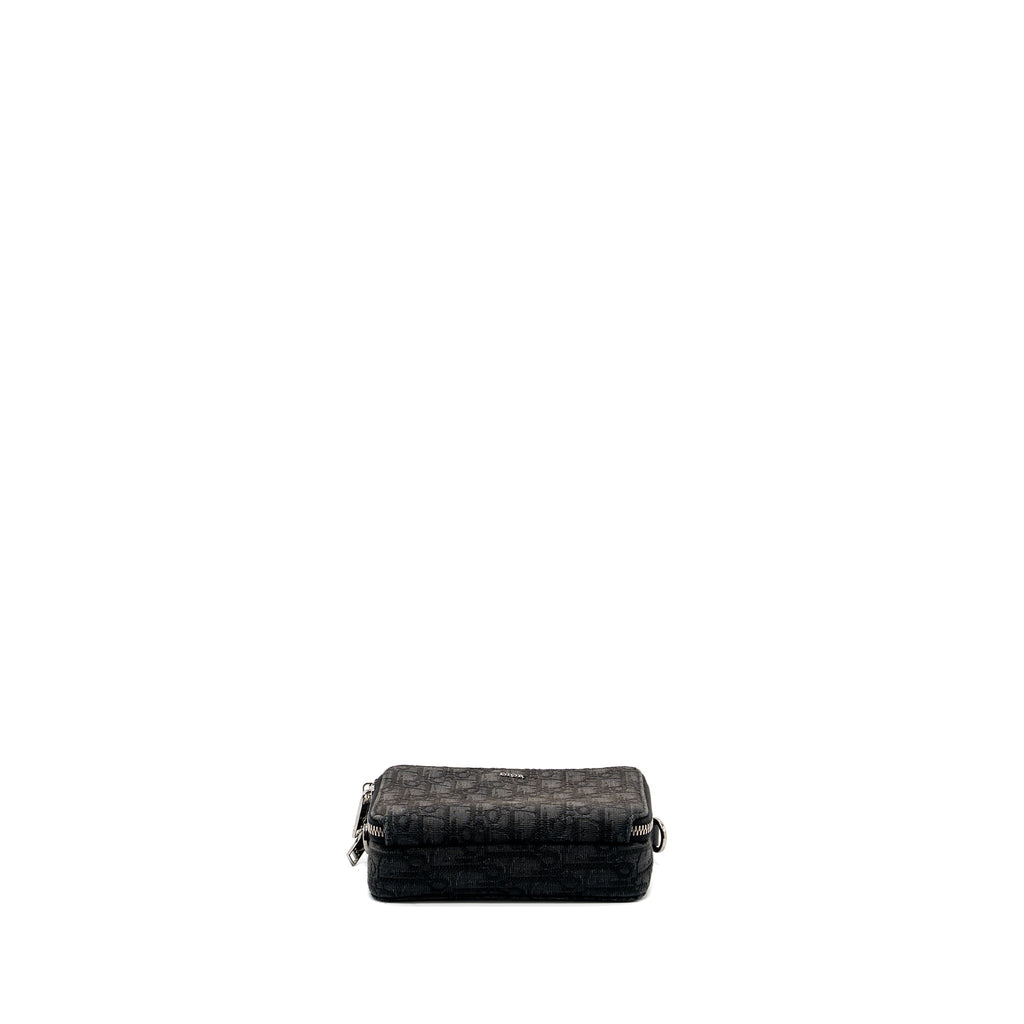 DIOR POUCH WITH STRAP BLACK DIOR OBLIQUE JACQUARD SHW