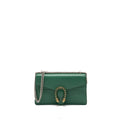 GUCCI DIONYSUS SHOULDER BAG CALFSKIN GREEN GHW