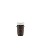 LOUIS VUITTON COFFEE CUP BAG LIMITED EDITION MONOGRAM CANVAS BROWN HARDWARE (NEW VERSION)
