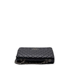 CHANEL JUMBO CLASSIC SINGLE FLAP BAG CAVIAR BLACK SHW
