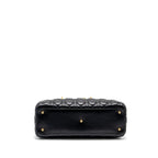 DIOR LARGE LADY DIOR LAMBSKIN BLACK GHW