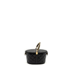 CHANEL PICNIC VANITY LAMBSKIN BLACK GHW (MICROCHIP)
