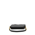 DIOR MEDIUM SADDLE BAG GRAINED CALFSKIN BLACK GWH