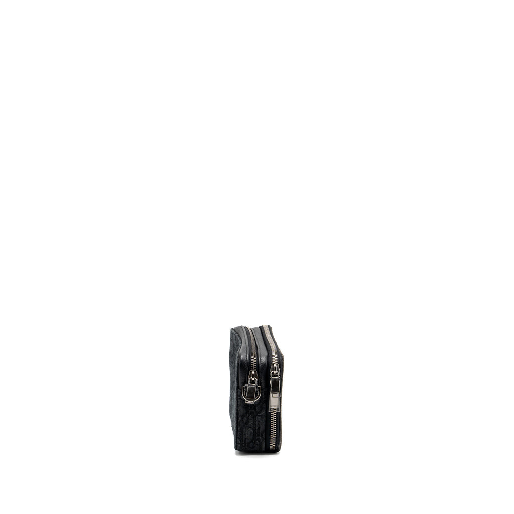 DIOR POUCH WITH STRAP BLACK DIOR OBLIQUE JACQUARD SHW