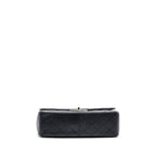 CHANEL JUMBO CLASSIC SINGLE FLAP BAG CAVIAR BLACK SHW