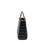 DIOR LARGE LADY DIOR LAMBSKIN BLACK GHW