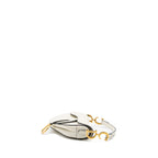 DIOR MINI SADDLE BAG CALFSKIN WHITE BRUSHED GHW