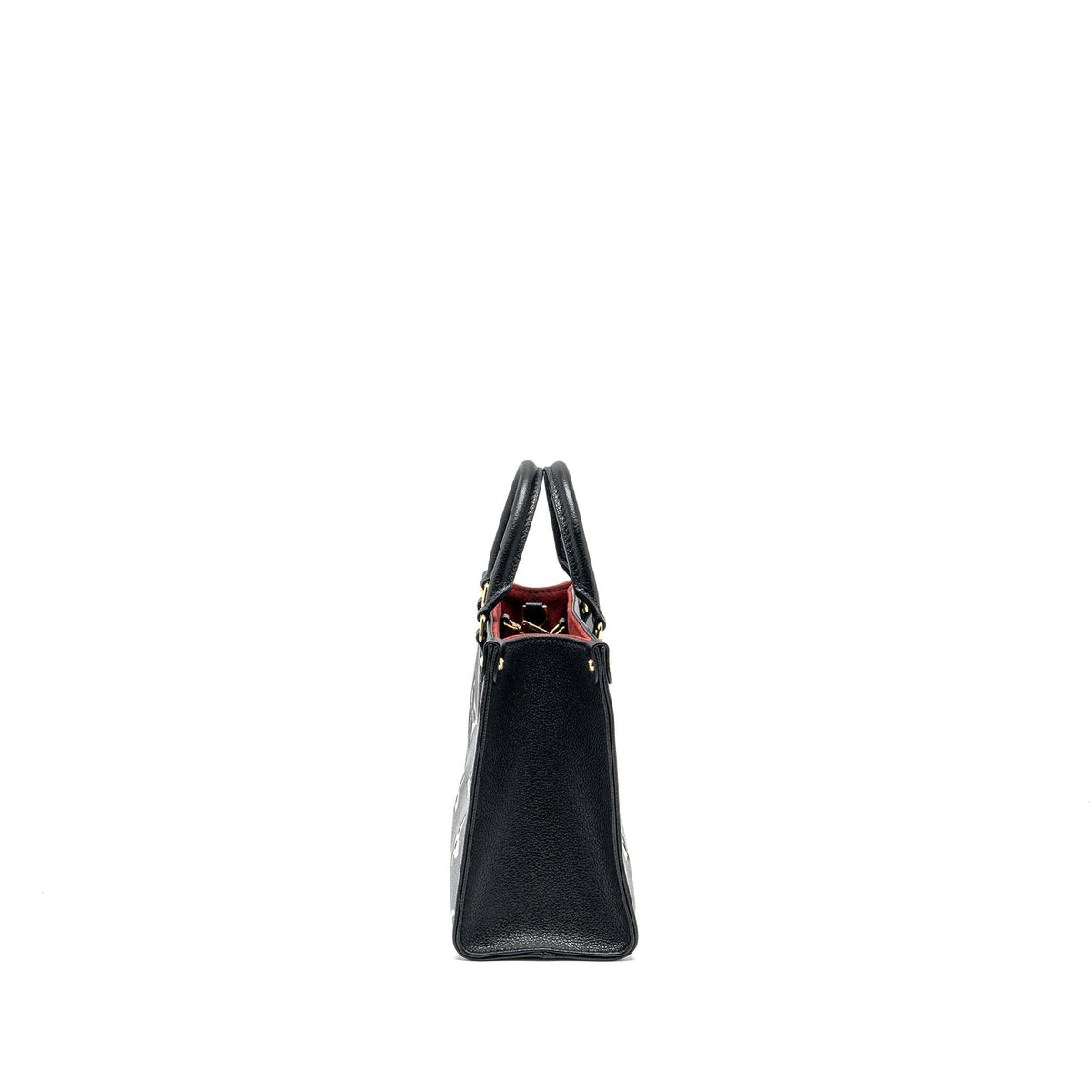 LOUIS VUITTON ONTHEGO PM BICOLOUR MONOGRAM EMPREINTE BLACK GHW
