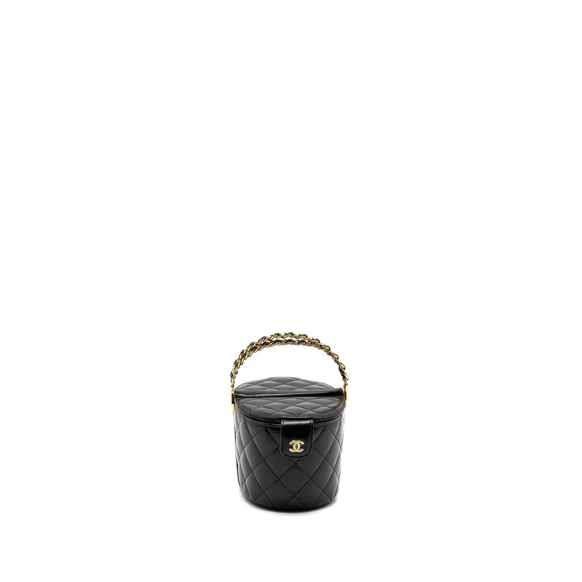 CHANEL PICNIC VANITY LAMBSKIN BLACK GHW (MICROCHIP)