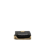 CHANEL SMALL CHEVRON BOY BAG LAMBSKIN BLACK GHW