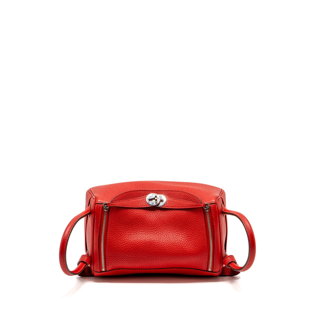 Hermes Lindy 26 Clemence rouge tomate SHW